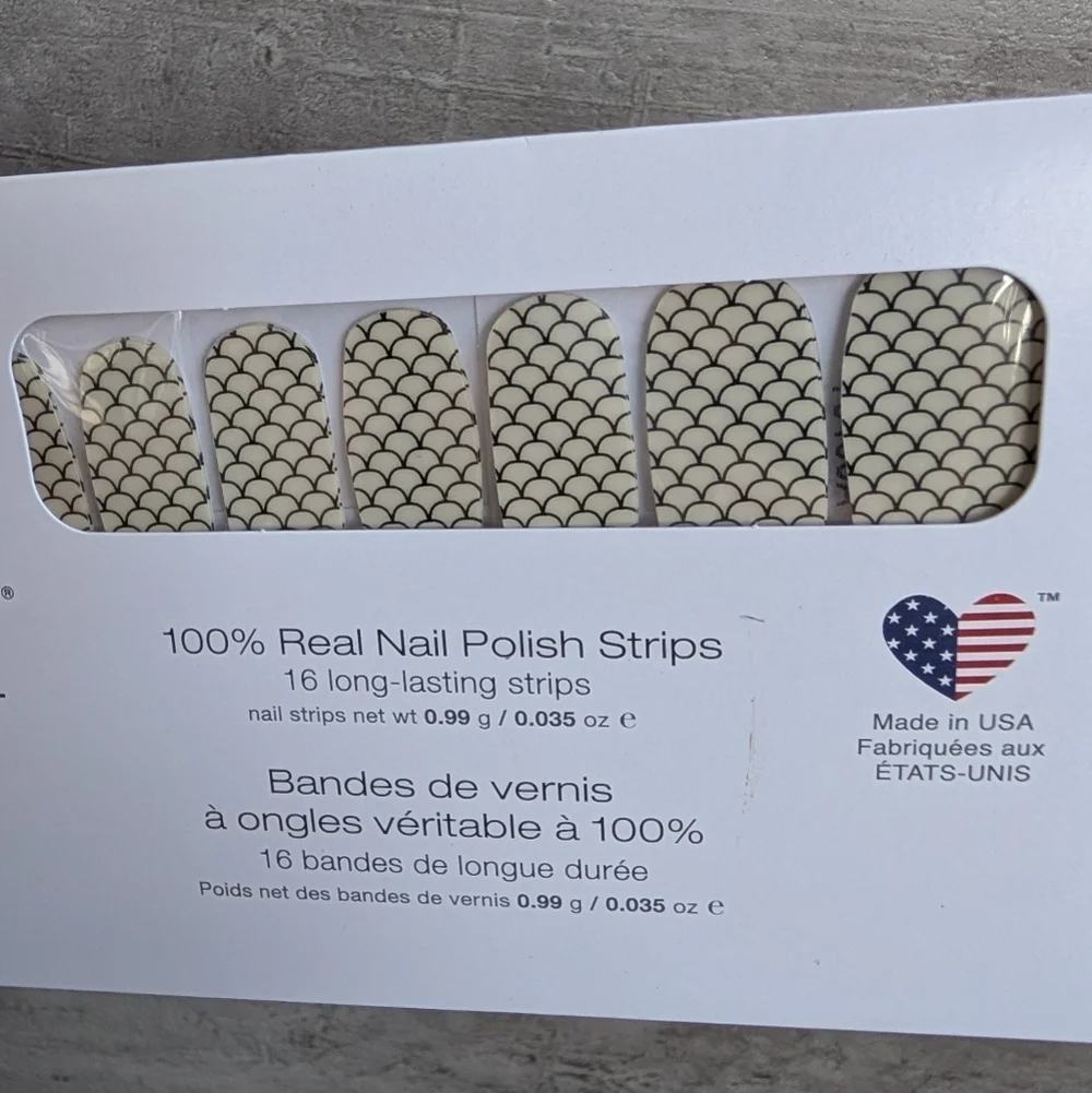 Lot of 5 Color Street 100% Real Nail Polish Strips Stickers Overlays